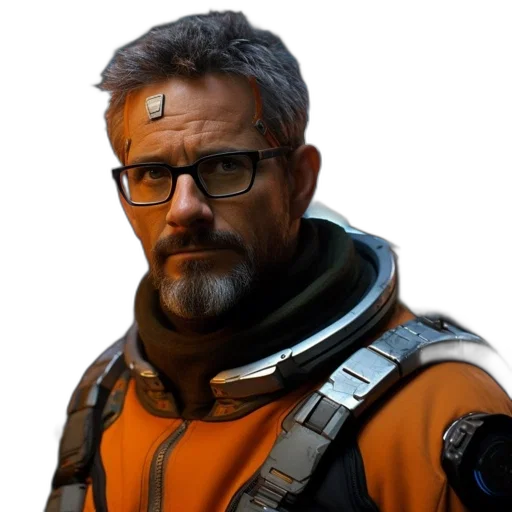 staff, jacket, face, concept art transparent PNG cut-out