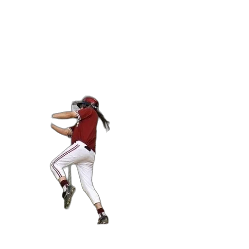 creature, baseball, player, red transparent PNG cut-out