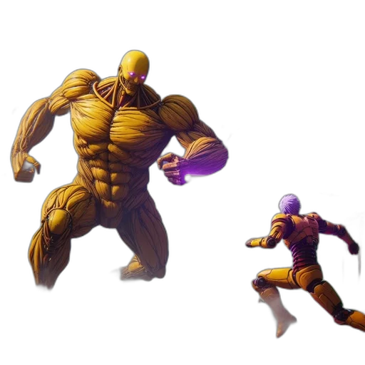 concept art, comic book art, 3d render, pixel art transparent PNG cut-out