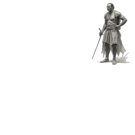 sword, staff, weapon, robot transparent PNG cut-out