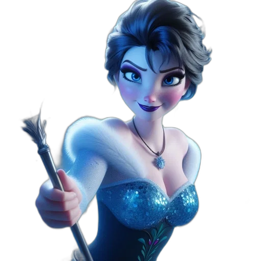 staff, dress, weapon, jewelry transparent PNG cut-out