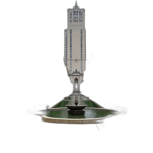 sword, 3d render, rockefeller, garden transparent PNG cut-out