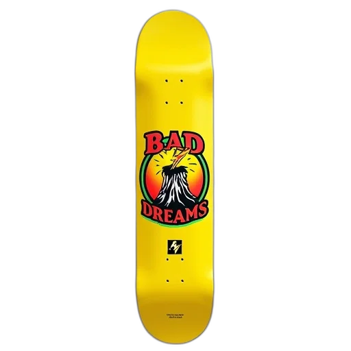yellow, skateboard, graphic, design transparent PNG cut-out
