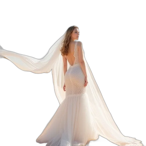 dress, concept art, photorealistic, woman transparent PNG cut-out