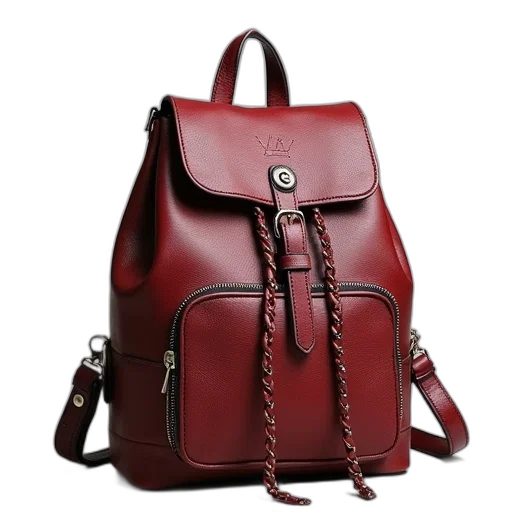 women, backpacks, ladies, leather transparent PNG cut-out