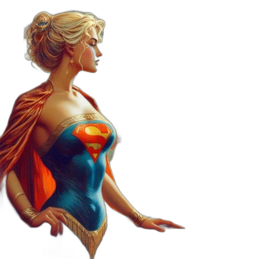 dress, comic book art, concept art, fantasy art transparent PNG cut-out
