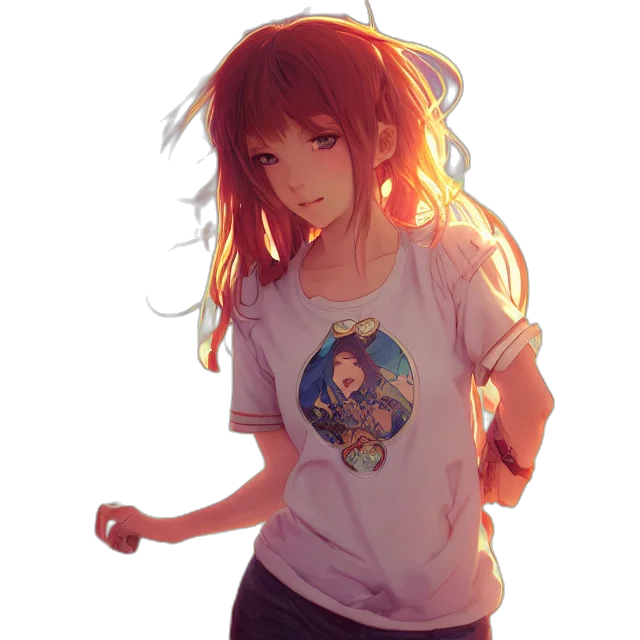 dress, face, staff, creature transparent PNG cut-out