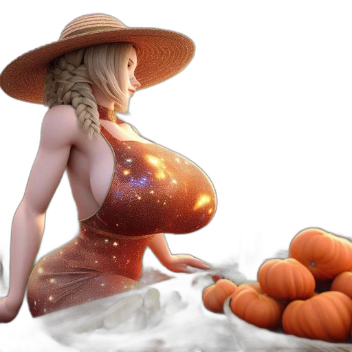 dress, hat, food, concept art transparent PNG cut-out