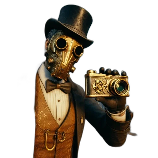 mask, robot, weapon, face transparent PNG cut-out