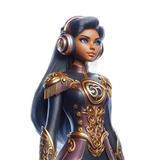 dress, jewelry, fantasy art, concept art transparent PNG cut-out
