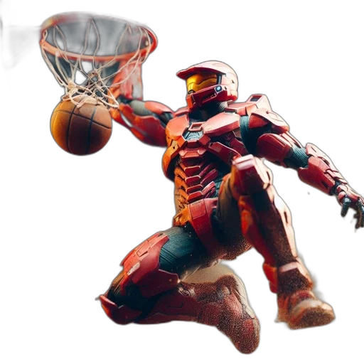 robot, weapon, 3d render, concept art transparent PNG cut-out