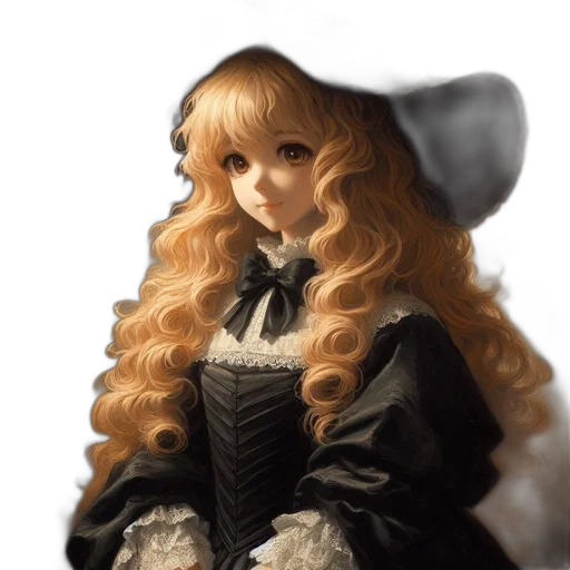 crown, dress, face, hair transparent PNG cut-out