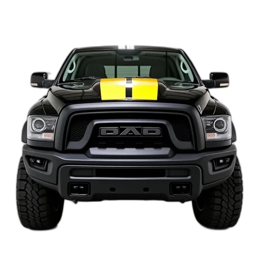 car, black, pickup, truck transparent PNG cut-out
