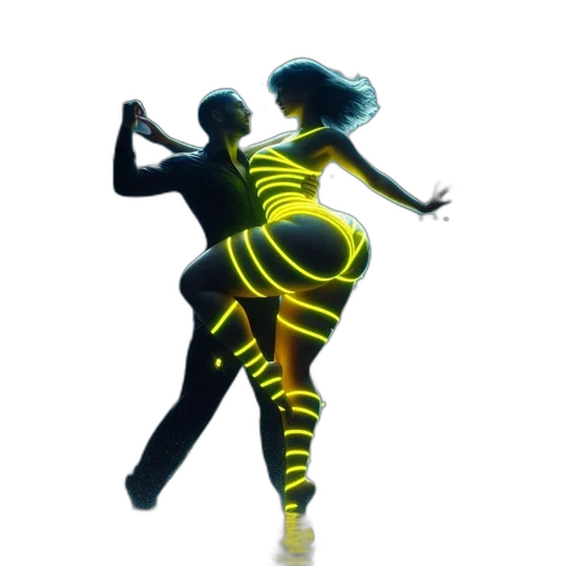dress, hair, concept art, 3d render transparent PNG cut-out