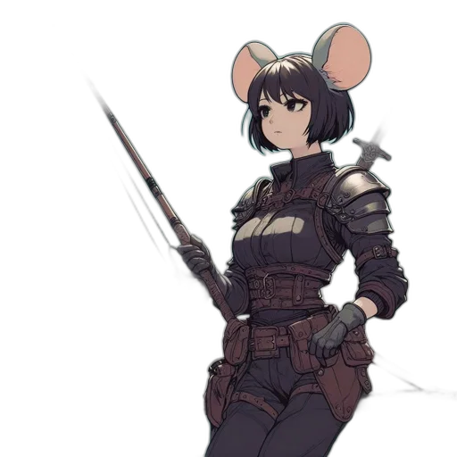 weapon, staff, animal, sword transparent PNG cut-out