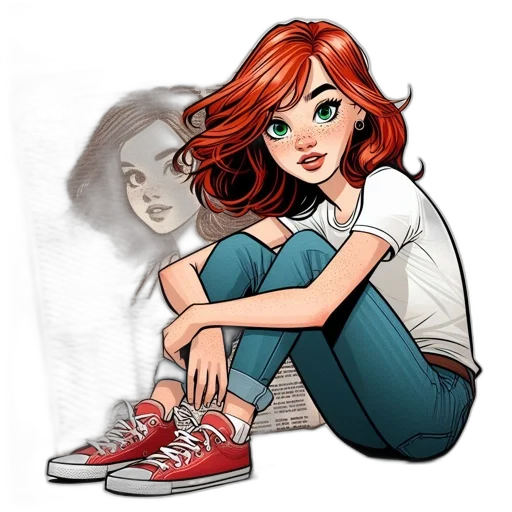 shoes, jacket, face, dress transparent PNG cut-out