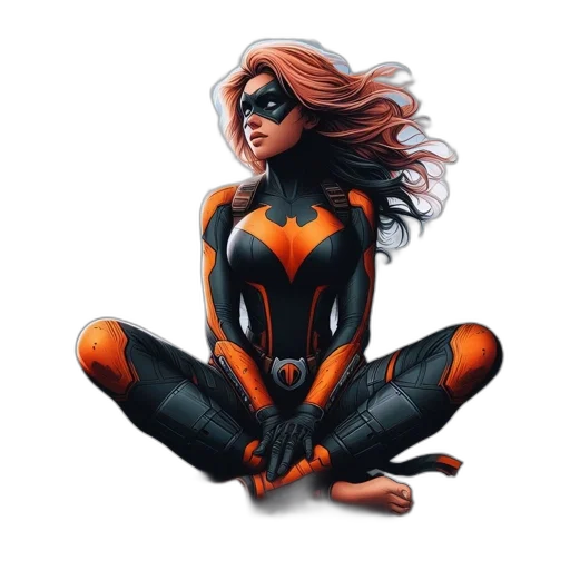 comic book art, concept art, cartoon, 3d render transparent PNG cut-out