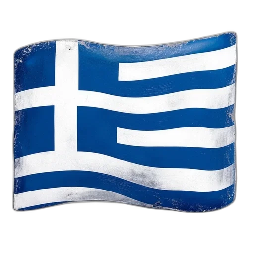 flag, greece, bumper, stickers transparent PNG cut-out