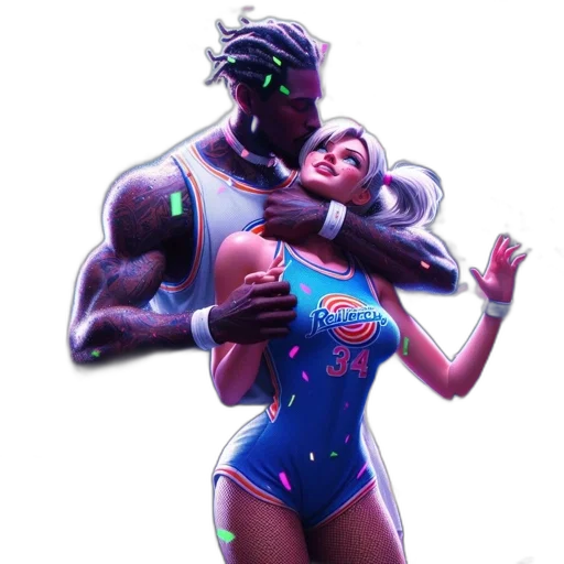 concept art, cyberpunk, pixel art, fantasy art transparent PNG cut-out