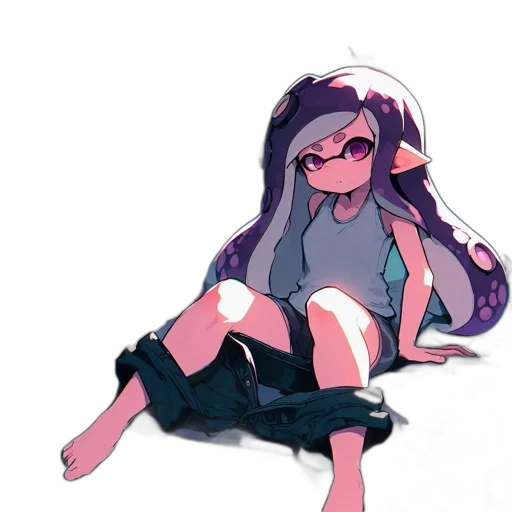 dress, staff, creature, weapon transparent PNG cut-out