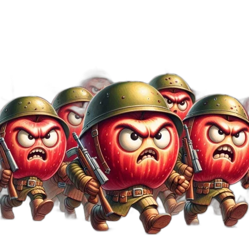 concept art, fantasy art, animated, group transparent PNG cut-out