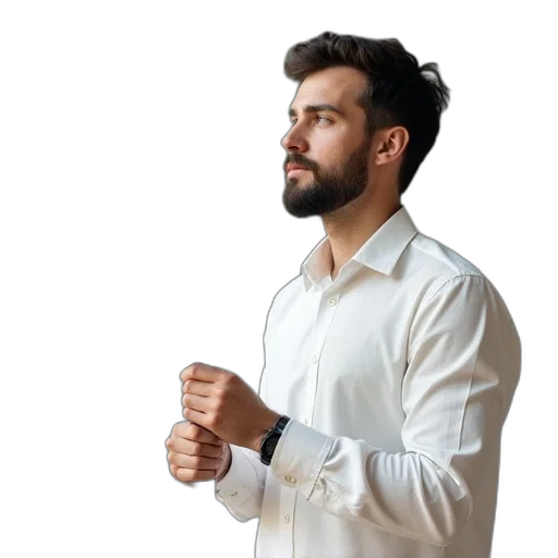 staff, jacket, furniture, 3d render transparent PNG cut-out