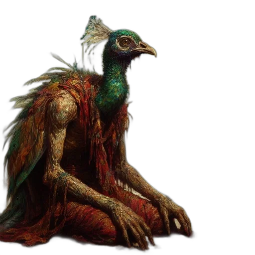 creature, animal, staff, concept art transparent PNG cut-out