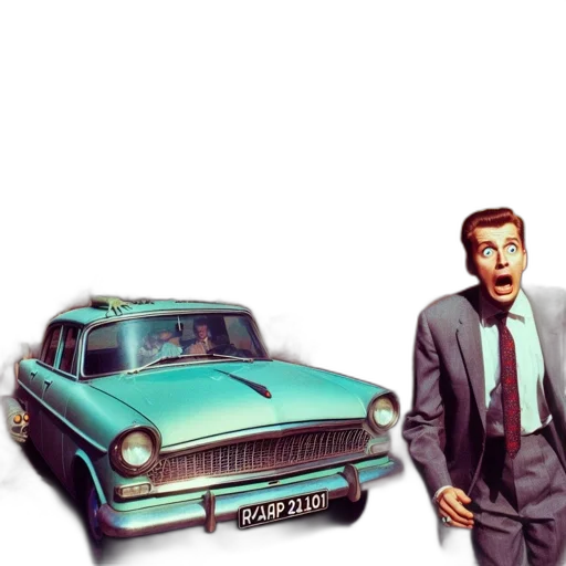 car, face, robot, jacket transparent PNG cut-out