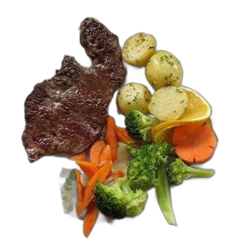 food, animal, crown, photorealistic transparent PNG cut-out