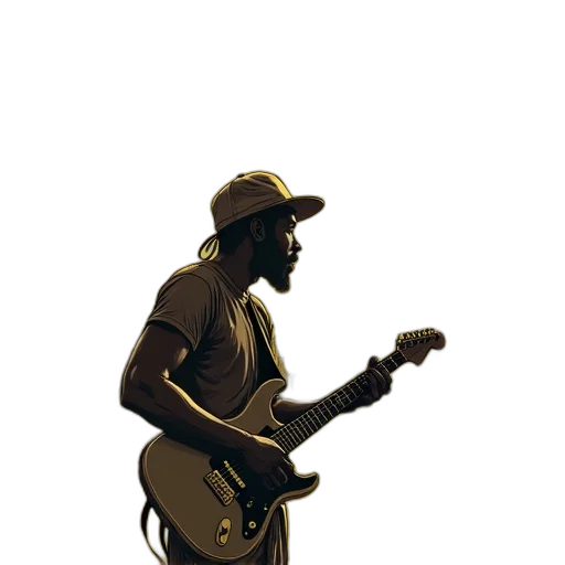 hat, staff, jacket, robot transparent PNG cut-out