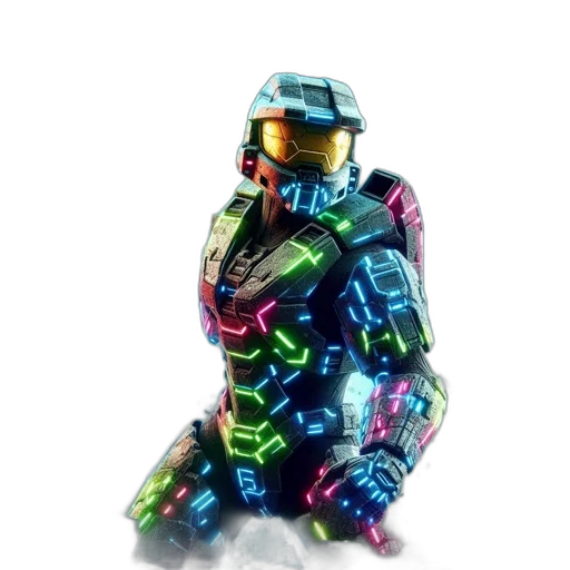 robot, weapon, creature, 3d render transparent PNG cut-out