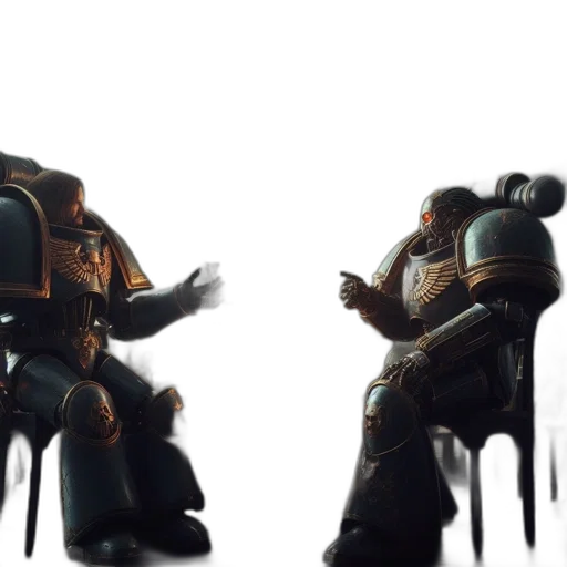 robot, concept art, fantasy art, 3d render transparent PNG cut-out