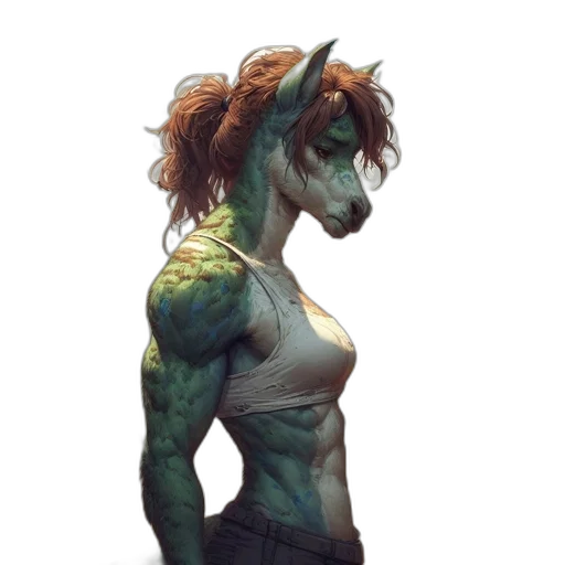 dragon, creature, staff, animal transparent PNG cut-out