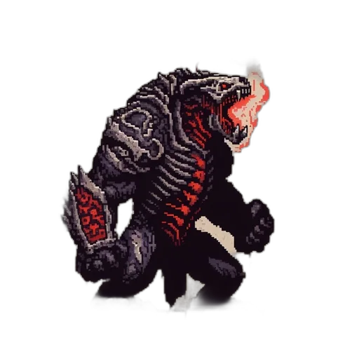 creature, animal, dragon, staff transparent PNG cut-out