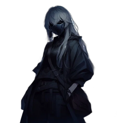 mask, jacket, dress, face transparent PNG cut-out