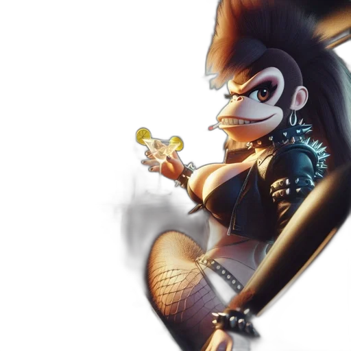 fantasy art, concept art, 3d render, pixel art transparent PNG cut-out