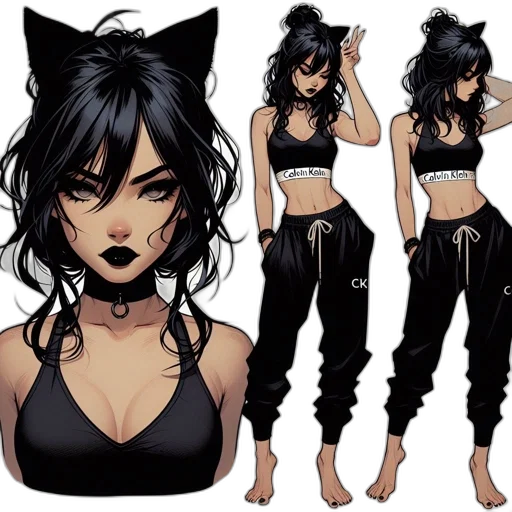 concept art, comic book art, anime, fantasy art transparent PNG cut-out