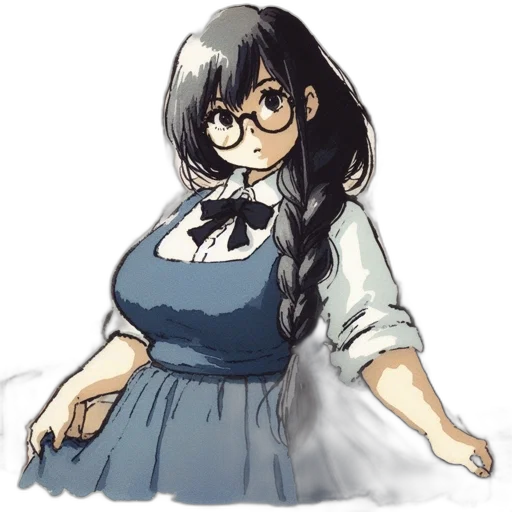 dress, staff, concept art, watercolor transparent PNG cut-out