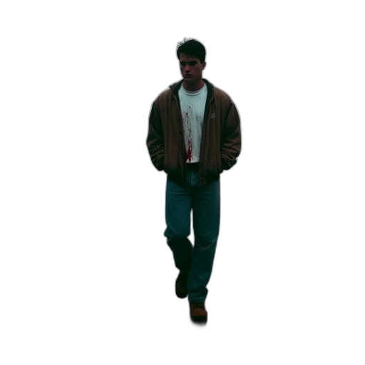 jacket, staff, robot, face transparent PNG cut-out