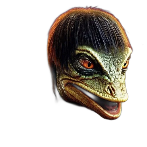 mask, dragon, creature, face transparent PNG cut-out