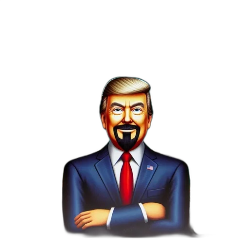 face, staff, mask, pixel art transparent PNG cut-out