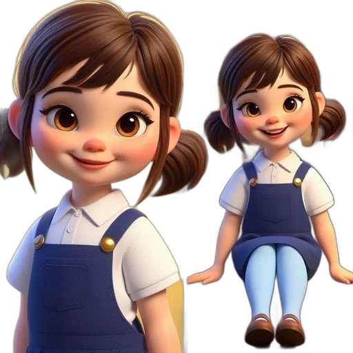 staff, face, 3d render, concept art transparent PNG cut-out
