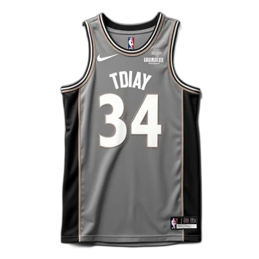 3d render, new, nba, uniform transparent PNG cut-out