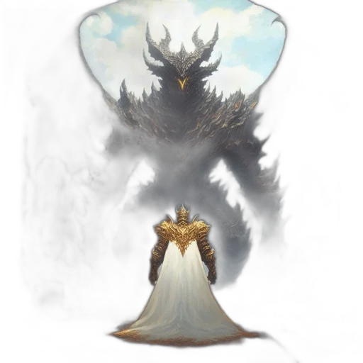 crown, dragon, mask, sword transparent PNG cut-out