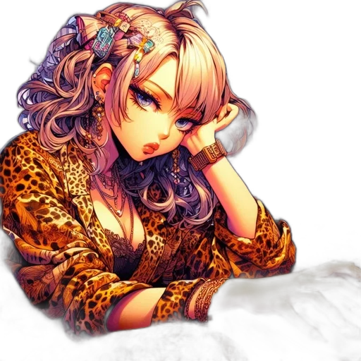 jewelry, dress, face, fantasy art transparent PNG cut-out