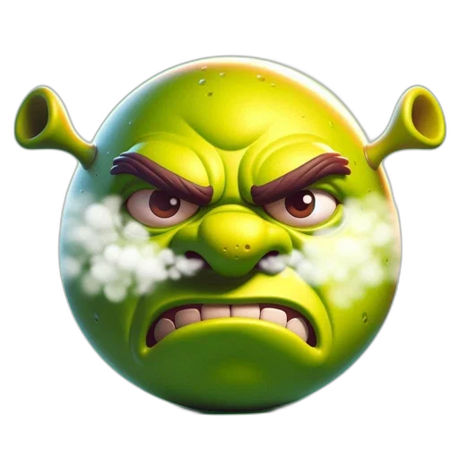 face, staff, mask, 3d render transparent PNG cut-out