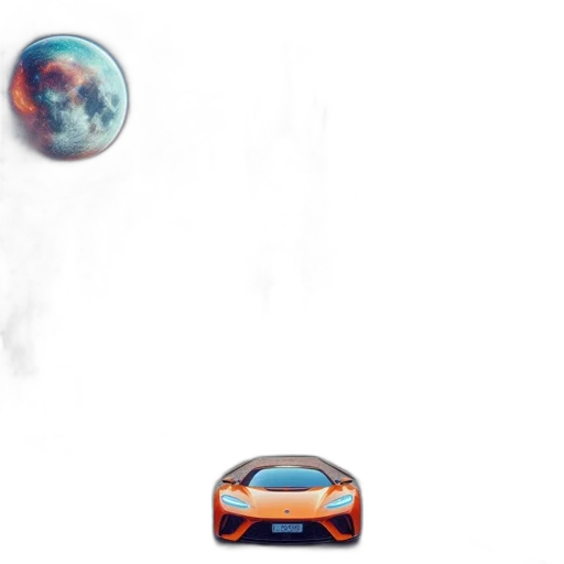 car, robot, concept art, 3d render transparent PNG cut-out