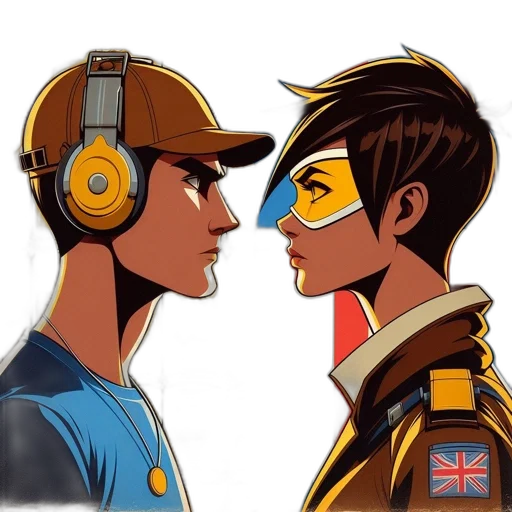 mask, concept art, comic book art, anime transparent PNG cut-out