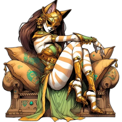 jewelry, staff, crown, mask transparent PNG cut-out