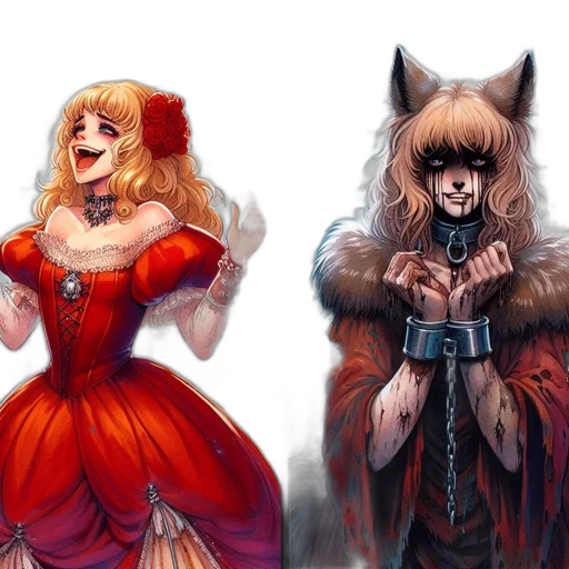 fantasy art, concept art, comic book art, anime transparent PNG cut-out